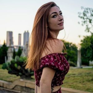 Burgundy Floral Crop Top